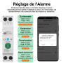SomLife Interrupteur Disjoncteur Intelligent WiFi 16A Noir Compteur Énergie kWh Minuterie Compatible Tuya