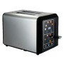 Techwood TGP-340D Grille pain avec deux fentes, 800W, 6 niveaux de toastage