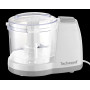 Mini Hachoir 375 mL - Techwood THA-150, 150W, avec bouton poussoir, lames en inox et couvercle de sécurité