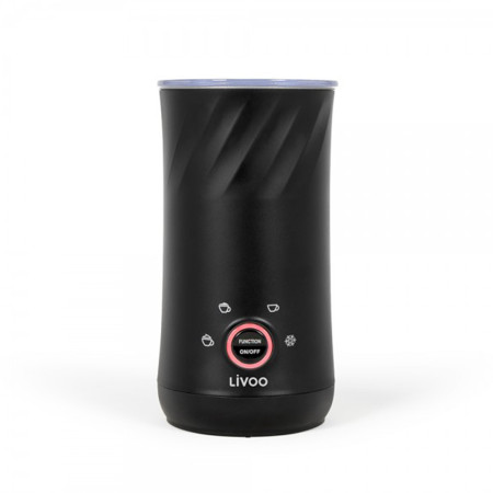 LIVOO Mousseur à lait électrique compact noir 9.9x18.9cm 660g
