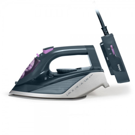 LIVOO Fer à repasser 2200W Bleu - Semelle performante, légère et compacte