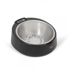 LIVOO PET109N Distributeur de croquettes automatique noir pour animaux compagnie