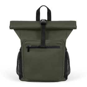 LIVOO Sac à dos Delta Gift DG1014K - 17L, PU recyclé, 1 poche ext. + 2 filets bouteille, Camping Voyage