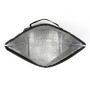 Sac lunch isotherme LIVOO DG1015N - RPET recyclé noir 7,5 L fermeture velcro poche extérieure, repas, déplacement, sortie