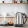 Bouilloire en Acier Inoxydable Capacité : 1,8 L - LIVOO DOD207 - Noir 1500 W - Corps en acier inoxydable