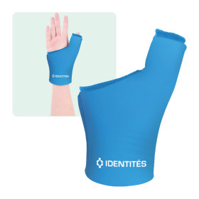 Compresse Identités GelPro Main Poignet Gel Chaud Froid Thérapeutique Bleue