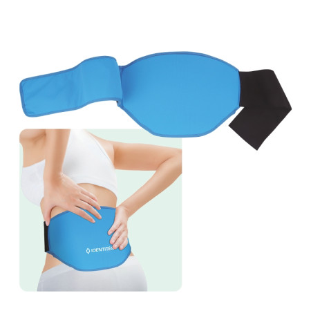 Compresse Identités GelPro Lombaire Bleue 24x34cm Chaud Froid Soulagement Douleurs
