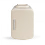 Mini réfrigérateur LIVOO 2 en 1 beige compact 24.5x18.4x27 cm