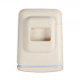 Mini réfrigérateur LIVOO 2 en 1 beige compact 24.5x18.4x27 cm