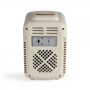 Mini réfrigérateur LIVOO 2 en 1 beige compact 24.5x18.4x27 cm