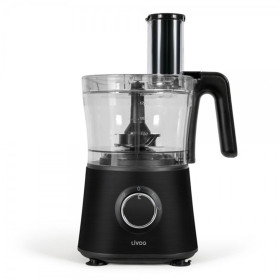 LIVOO Robot de cuisine multifonction noir compact et polyvalent DOP250N