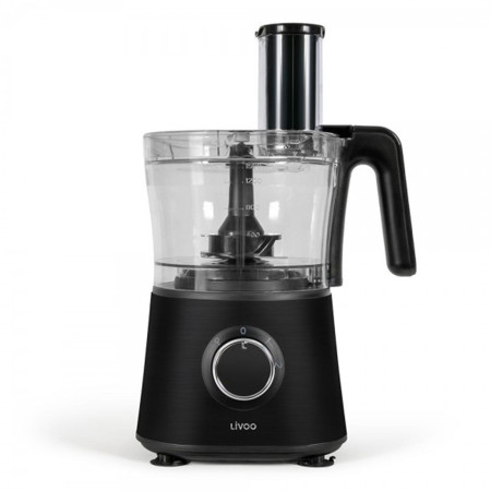 LIVOO Robot de cuisine multifonction noir compact et polyvalent DOP250N