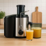 Centrifugeuse électrique LIVOO noire compacte extracteur de jus fruits et légumes DOP251
