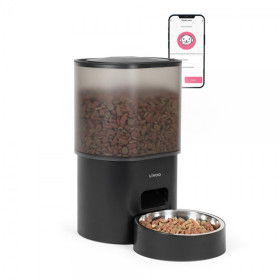 LIVOO Distributeur de croquettes automatique 5W noir pour chien et chat - 28x18x30cm 1.17kg