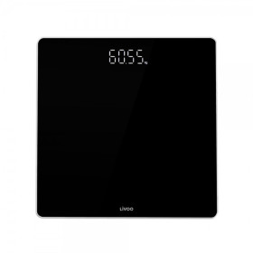 Pèse-personne électronique noir LIVOO affichage LED précis et design DOM524N