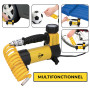 Dunlop Pack Auto Coffret Douilles 108 Pièces KraftMüller + Mini Compresseur d'Air Portable 12V 96W