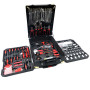 Dunlop Pack Atelier Auto Chargeur Batterie Intelligent 12V 1A + Valise Outils 326 Pièces KraftMüller