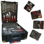 Dunlop Pack Atelier Auto Chargeur Batterie Intelligent 12V 1A + Valise Outils 326 Pièces KraftMüller