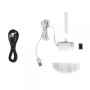 Pack Distributeur de croquettes automatique avec fontaine à eau LIVOO pour chat et chien noir 5W