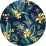 Gaine décorative canne de marche IDENTITES 816119.FLE motif Fleurs polyamide recyclé lavable en machine