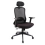 Advance Chaise Ergonomique de Bureau AEROPRO Noir - Confort Professionnel - Accoudoirs Réglables