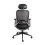 Advance Chaise Ergonomique de Bureau AEROPRO Noir - Confort Professionnel - Accoudoirs Réglables