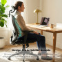Advance Chaise Ergonomique de Bureau AEROPRO Noir - Confort Professionnel - Accoudoirs Réglables