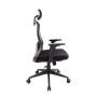 Advance Chaise Ergonomique de Bureau AEROPRO Noir - Confort Professionnel - Accoudoirs Réglables