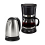 Dolce Casa Pack Petit-Déjeuner Bouilloire 1,8L + Cafetière Filtre 1,2L (8 à 12 tasses)