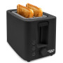 Dolce Casa Pack Petit-Déjeuner Noir Cafetière Filtre 1,2L 8-12 Tasses 900W + Grille-Pain 2 Tranches 700W