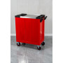 Servante d'Atelier Garage Automobile BM TOOLS ALPHA-PRO - 9 Tiroirs - 311 OUTILS, 4 roues, 2 freins, Chariot MECANICIEN - Rouge