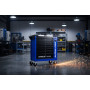 Servante d'Atelier Garage Automobile BM TOOLS ALPHA-PRO - 9 Tiroirs - 311 OUTILS, 4 roues, 2 freins, Chariot MECANICIEN - Bleu