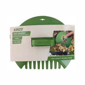 KINZO Ramasse-feuilles Ø36cm Outil Jardin Léger Maniable Poignée Ergonomique