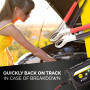 Dunlop Chargeur Intelligent 3,8A 6/12V - Charge 6 Étapes - Batteries Plomb et Gel Voiture Moto