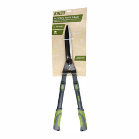 KINZO Cisailles à haies télescopiques 65-85 cm - Poignées ergonomiques - Taille précise