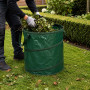 KINZO Sac de Jardin Pop-up 120L 45x75cm Pliable Vert Grande Capacité