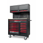 Etabli Servante d'Atelier Garage BM TOOLS SPARK EDITION PRO, 13 Tiroirs, 471 PCS, 2 étagères Verrouillable, Chariot Outillés