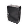 Perel BG80023 Armoire à clés murale 48 crochets serrure cylindrique 2 clés noir fixation murale