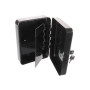 Perel BG80023 Armoire à clés murale 48 crochets serrure cylindrique 2 clés noir fixation murale
