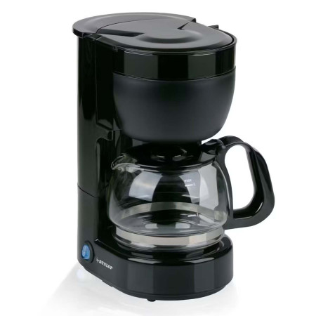 Cafetière Voiture 24V 300W DUNLOP - Machine à Café Voyage & Camping-Car 0,65L, Prise Allume-Cigare avec Filtre Permanent Lavable