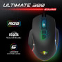 Spirit of Gamer ULTIMATE 300 Pack 4 en 1 Noir - Setup Gamer Complet Clavier Souris Casque Tapis de Souris