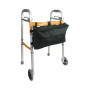 Sac universel noir Identités pour fauteuil roulant et cadre de marche 44x23x5 cm