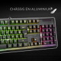 Spirit of Gamer CLA-PK5N Clavier Gaming PRO K5 NEW Full-Size AZERTY RGB USB Filaire Noir