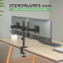 Advance ADV-ARM12F XtendMounts Support Double Écran Bureau Articulé VESA Noir