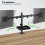 Advance ADV-ARM12F XtendMounts Support Double Écran Bureau Articulé VESA Noir