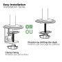 Advance ADV-ARM12F XtendMounts Support Double Écran Bureau Articulé VESA Noir