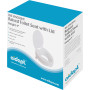 Aidapt VR224G Siège de toilette surélevé 4 pouces avec couvercle, installation simple, plastique ABS blanc