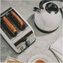 LIVOO Set petit déjeuner vintage Bouilloire et Grille-pain électriques DOD136W Blanc
