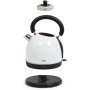 LIVOO Set petit déjeuner vintage Bouilloire et Grille-pain électriques DOD136W Blanc