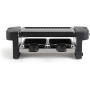 LIVOO DOC260 Raclette Multifonction 2 personnes - Gril antiadhésif, 350 W, Noir